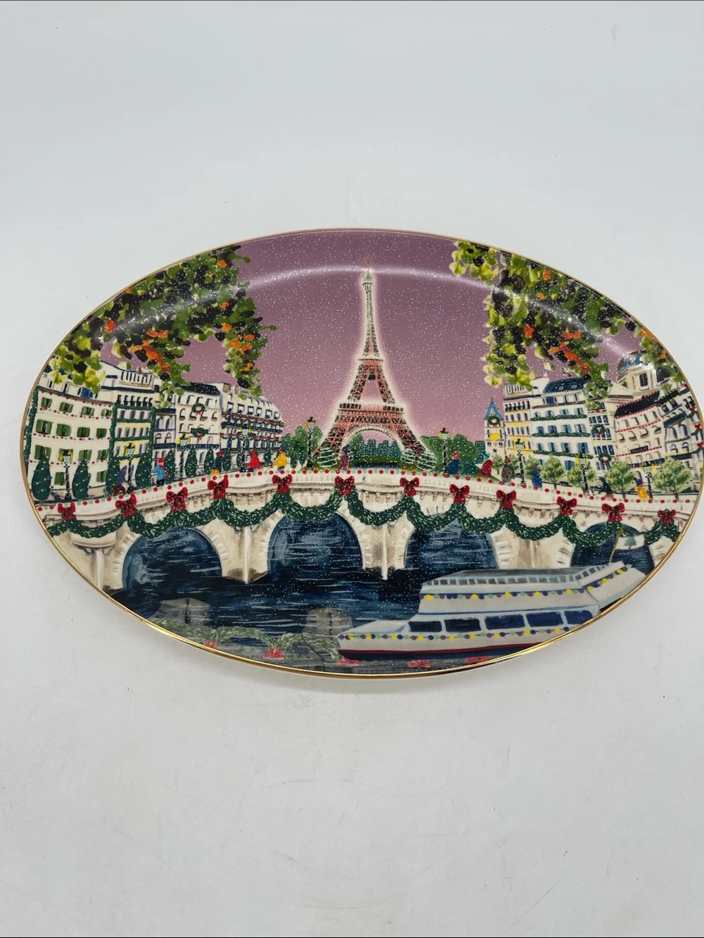 Anthropologie Paris Holiday in the City 2024 Platter
